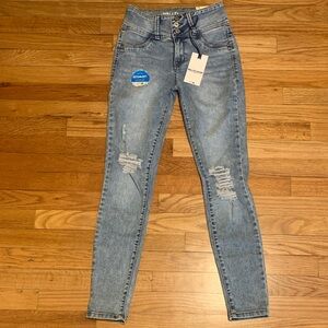 Wallflower high rise skinny jeans